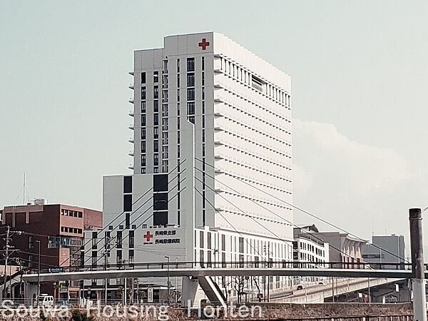画像19:日本赤十字社長崎原爆病院 680m