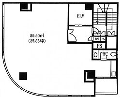 青山アイビスビルの間取図画像