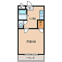 大津コーポ 103 ｜ 福岡県久留米市津福本町（賃貸マンション1K・1階・25.20㎡） その2