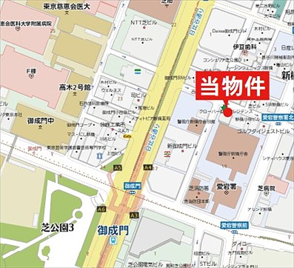 カーサスプレンディッド虎ノ門エスト 11階 | 東京都港区新橋 賃貸マンション 地図