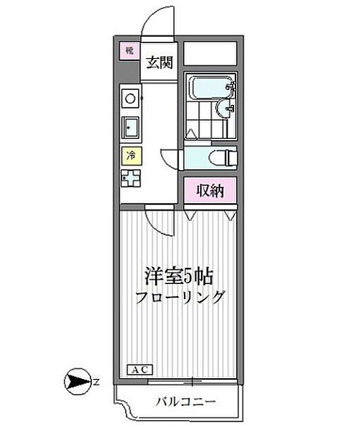 神楽坂パルハイツ 2階 | 東京都新宿区赤城下町 賃貸マンション 間取