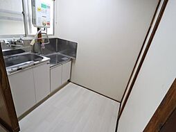 [キッチン] 床はクッションフロアに張り替えました！※他号室参照