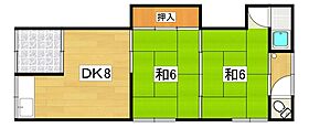 磯島茶屋町文化住宅  ｜ 大阪府枚方市磯島茶屋町（賃貸テラスハウス2DK・--・42.93㎡） その2