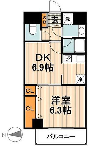 ＣＡＳＡ　ＭＩＡ 5階 | 東京都台東区池之端 賃貸マンション 間取