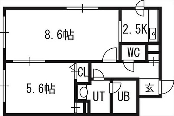 コンフォート１８ 305｜北海道札幌市豊平区豊平四条７丁目(賃貸マンション1LDK・3階・38.38㎡)の写真 その2