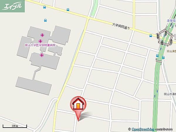 プレアール岡山医大東II ｜岡山県岡山市北区岡町(賃貸マンション1K・2階・21.00㎡)の写真 その14