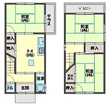 大阪府寝屋川市葛原１丁目（賃貸一戸建3DK・1階・56.30㎡） その2