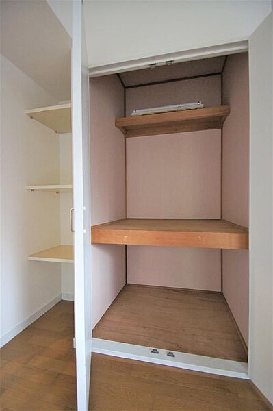 画像8:収納スペースの他に使い勝手の良い棚もあります。
