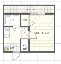 アルコラカーサ飾磨細江  ｜ 兵庫県姫路市飾磨区細江（賃貸マンション1K・4階・20.00㎡） その2