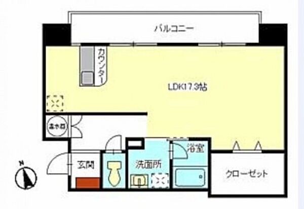 広島県広島市中区幟町(賃貸マンション1R・9階・46.90㎡)の写真 その2