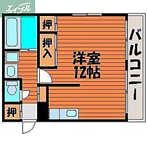 岡山県岡山市北区岡町（賃貸マンション1K・2階・39.00㎡） その2