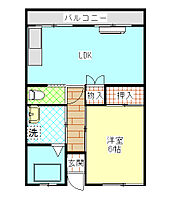 澤畠アパート 203 ｜ 茨城県日立市大久保町２丁目3-37（賃貸アパート1LDK・2階・38.88㎡） その2