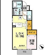 ピッコロカンポ 101 ｜ 大分県中津市大字大塚614-1（賃貸アパート1LDK・1階・34.94㎡） その2