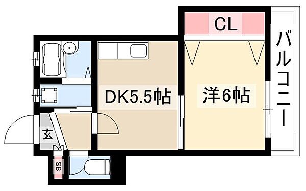 ウイステリア堀田 ｜愛知県名古屋市瑞穂区堀田通8丁目(賃貸マンション1DK・5階・31.00㎡)の写真 その2