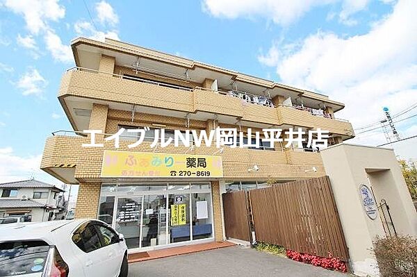 岡山県岡山市中区藤原西町2丁目(賃貸マンション3DK・2階・55.00㎡)の写真 その1