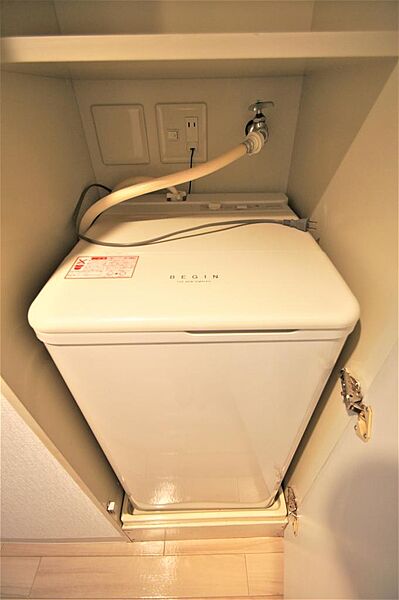 画像18:洗濯機も備え付けです。