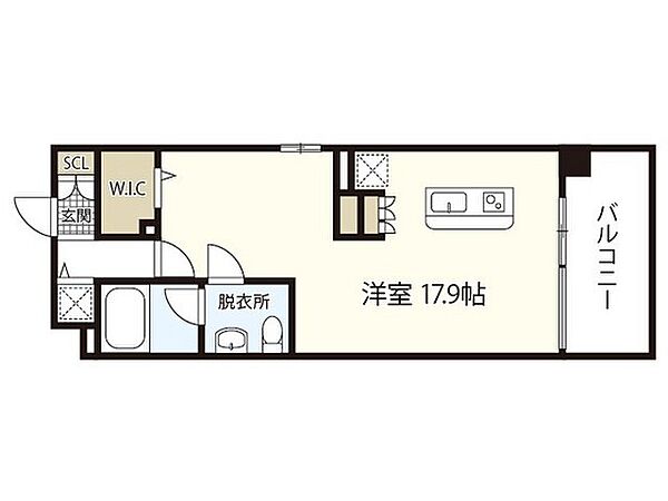 広島県広島市中区舟入町(賃貸マンション1R・8階・41.70㎡)の写真 その2