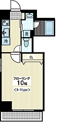DIAMANTEKojiya 1Kの間取図画像