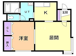 間取図画像 1LDK