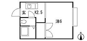 アルペンハイム １０２ ｜ 東京都立川市富士見町４丁目（賃貸アパート1K・1階・18.10㎡） その2