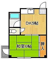 井　ビル  ｜ 福岡県北九州市小倉北区東篠崎1丁目（賃貸マンション1DK・4階・25.65㎡） その2