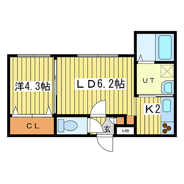 アークガーデン平岸II ｜北海道札幌市豊平区平岸三条４丁目(賃貸マンション1LDK・3階・30.52㎡)の写真 その2