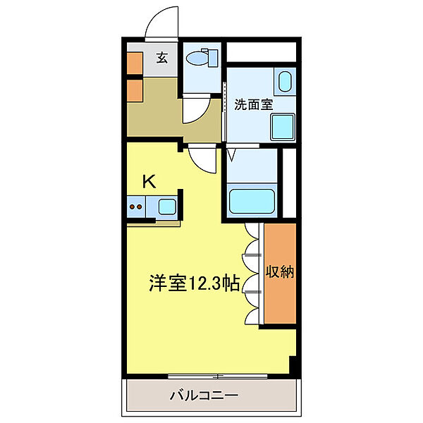 パレスひだまりの丘 302｜大阪府富田林市加太３丁目(賃貸マンション1K・3階・34.90㎡)の写真 その2