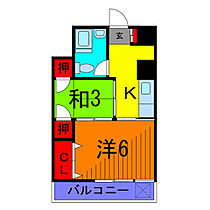 タウンハイツ亀有1号棟  ｜ 東京都葛飾区青戸８丁目（賃貸マンション2K・3階・30.00㎡） その2