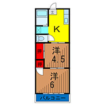 キヨタコーポ  ｜ 東京都葛飾区青戸７丁目（賃貸アパート2K・2階・32.40㎡） その2