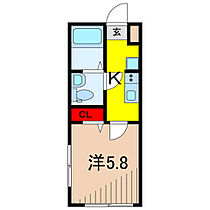 and kitsune 金町  ｜ 東京都葛飾区新宿１丁目（賃貸アパート1K・2階・20.02㎡） その2