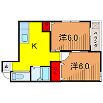 コーポふじ  ｜ 東京都葛飾区新宿３丁目（賃貸マンション2K・2階・36.85㎡） その2