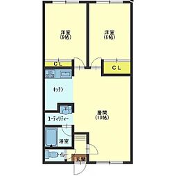 シティハイムガーデンA 1階