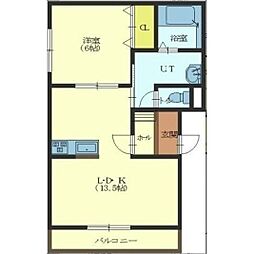 グランディスリーオII 2階