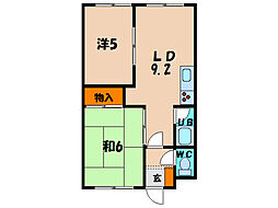 ハイツ美原 2階