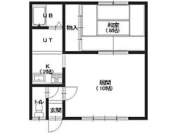 コーポ雨塚2号館 2階