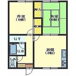 コーポかしわ 2階