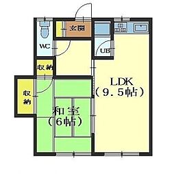 関谷アパート 2階