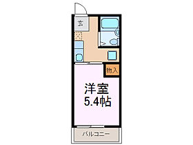 シャトル南  ｜ 栃木県下都賀郡野木町大字丸林（賃貸アパート1K・2階・17.00㎡） その2