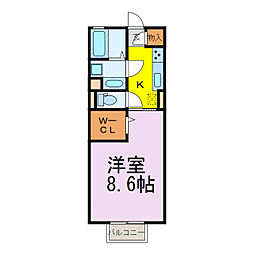 メゾン・ボヌール B 2階/-