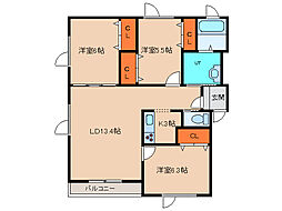 アンソレイユ 2階