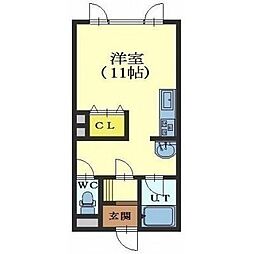 アールズコート美原II 1階/106