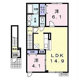ボンヌールコート 2階