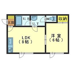 コンフレール富岡 2階