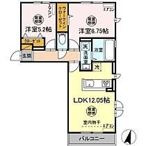 千葉県市原市根田３丁目（賃貸アパート2LDK・3階・53.77㎡） その2