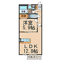 アメージングＡ・Ｂ B203 ｜ 愛知県小牧市大字舟津（賃貸アパート1LDK・2階・45.63㎡） その2