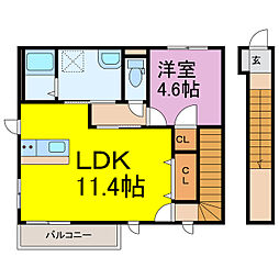 グリーンハイツIII 2階