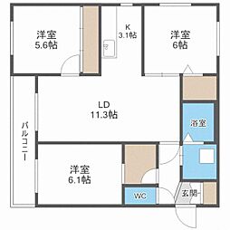 北18条駅 10.1万円