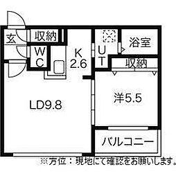 アジュールコートN5 3階/307