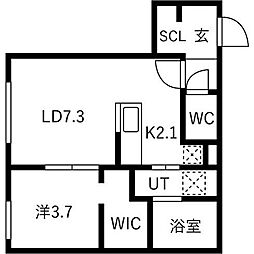 Noble Vista 知事公館(ノーブルビスタ 知事公館) 3階