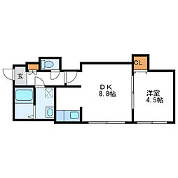 Lest北11条 レスト北11条 2階